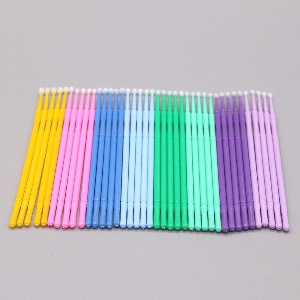 Eyelash Extension Glue - 100pcs/lot Micro Brushes Make Up Eyelash