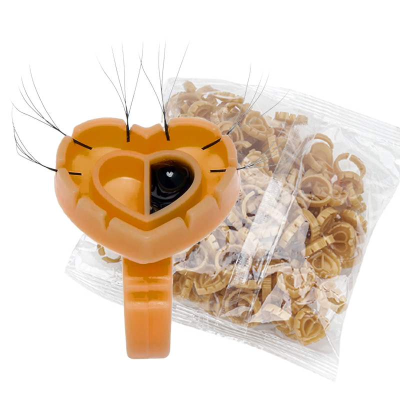 Eyelash Extension Glue - 500PCS Glue Rings for Lash Extension