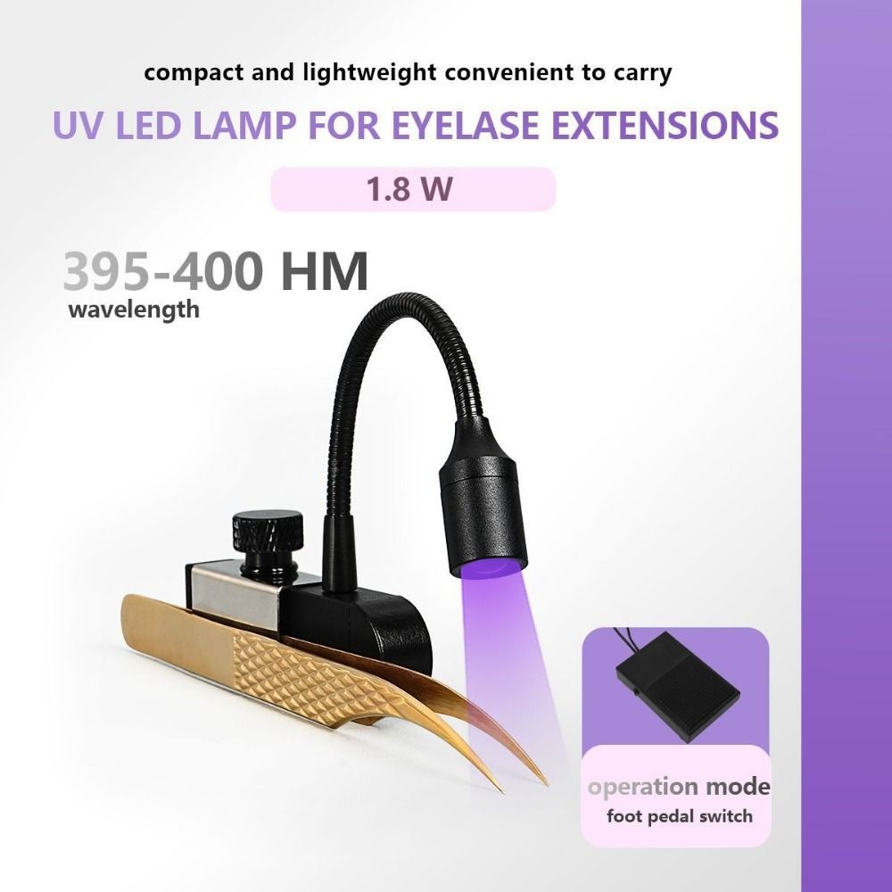 Eyelash Extension Uv - Portable UV Light for Lash Extensions