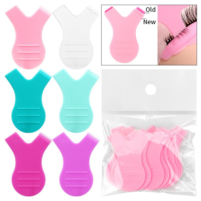 Eyelash Extension Cleaning - 10pcs Makeup Eyelash Brushes Reuseable Plastic
