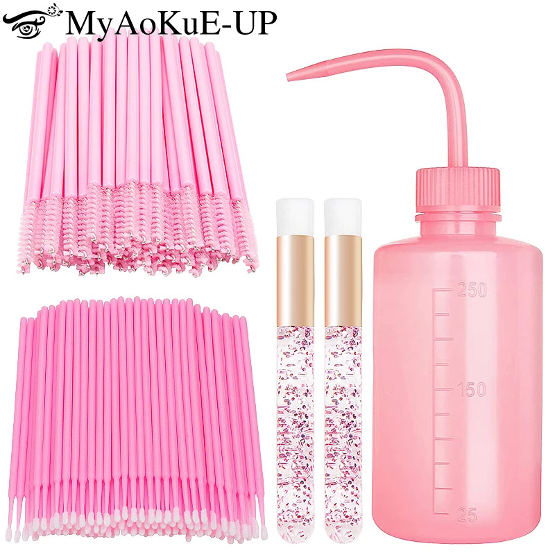 Eyelash Extension Cleaning - 153pcs/Set Eyelash Extension Supplies Kit Eyelashes