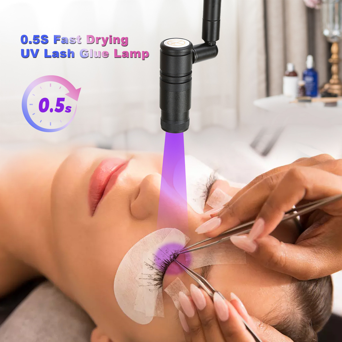 UV eyelash extension lamp graf - đánh giá và giá Eyelash Extension Uv