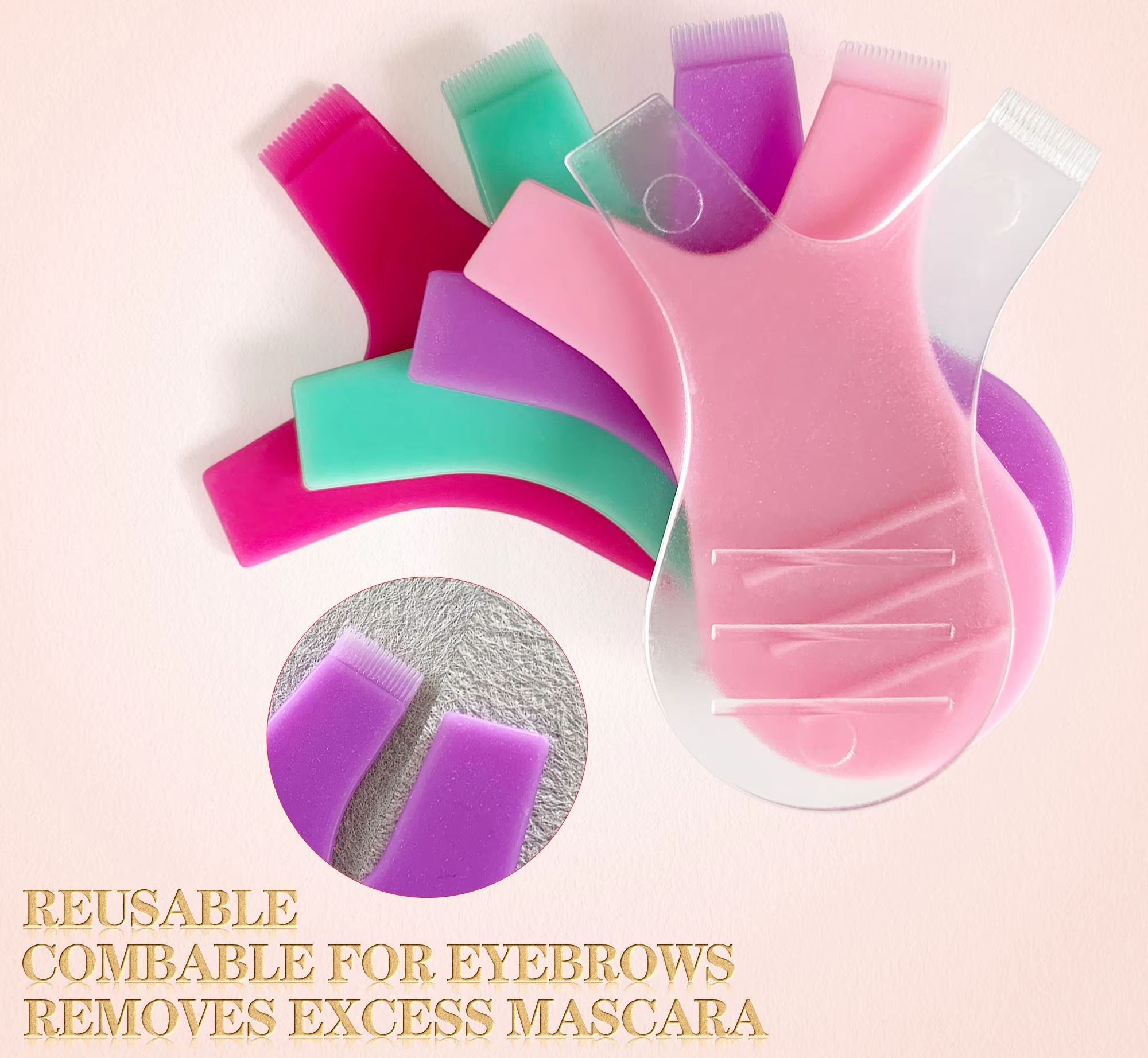 50pcs Makeup Eyelash Brushes R - đánh giá và giá Eyelash Extension Cleaning