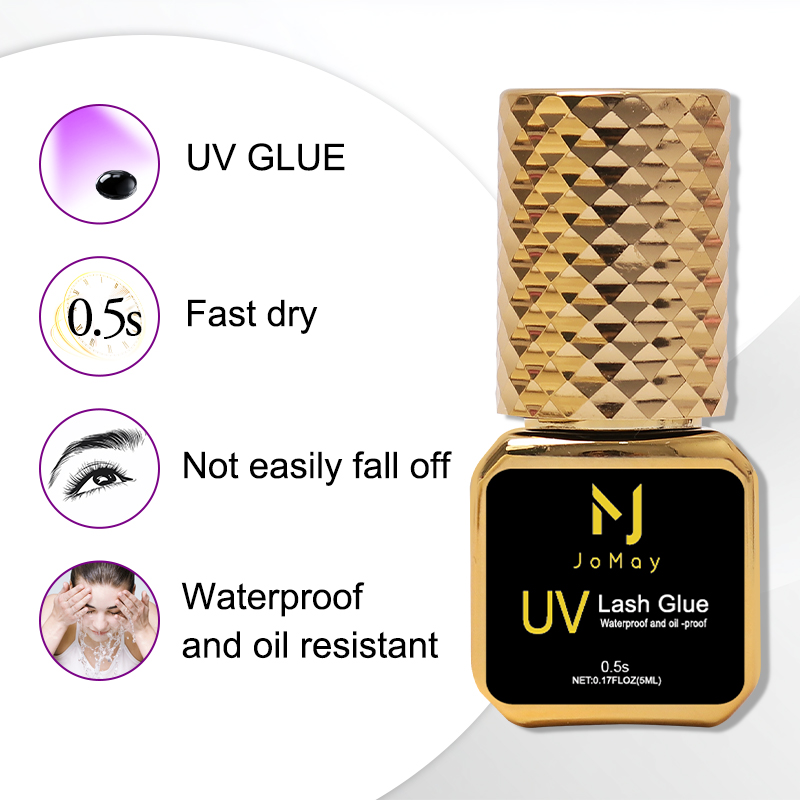 JOMAY 5ml Lashes Adhesive 0.5S - đánh giá và giá Eyelash Extension Uv