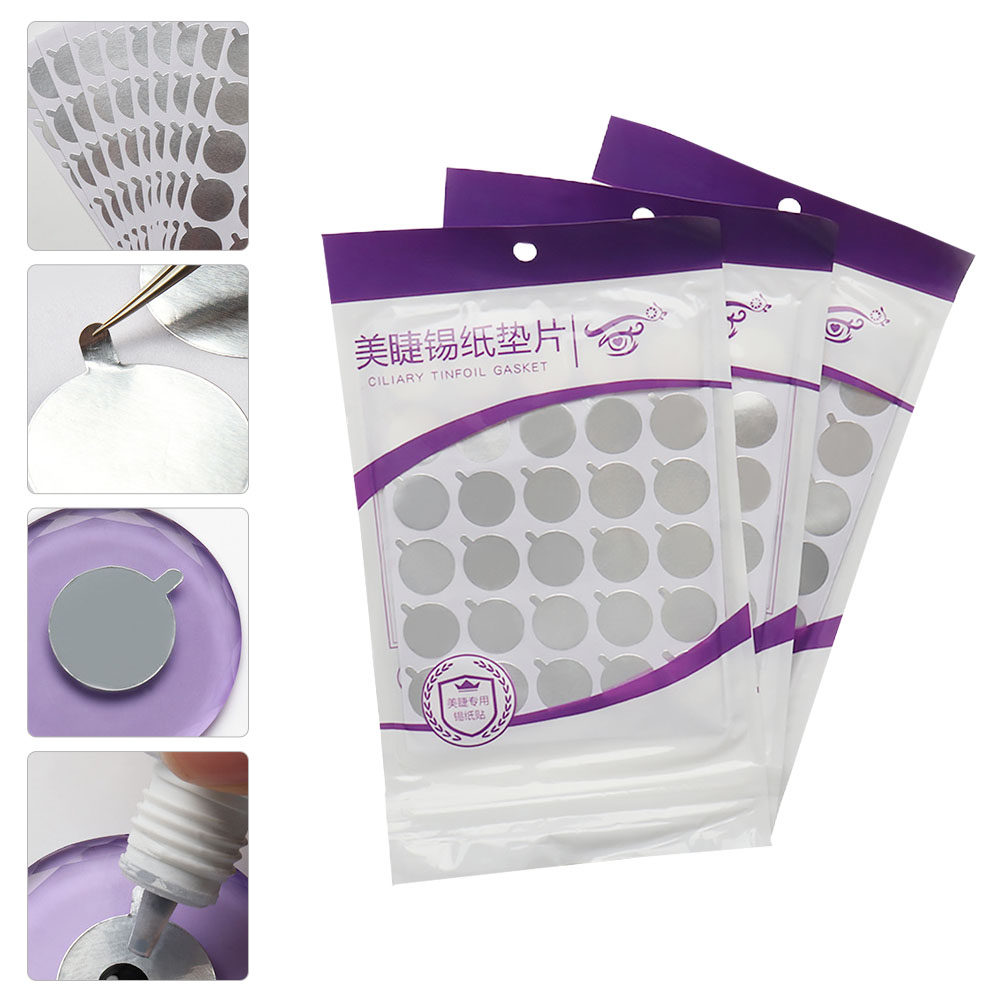 3Packs Eyelash Glue Pads Tin F - đánh giá và giá Eyelash Extension Process
