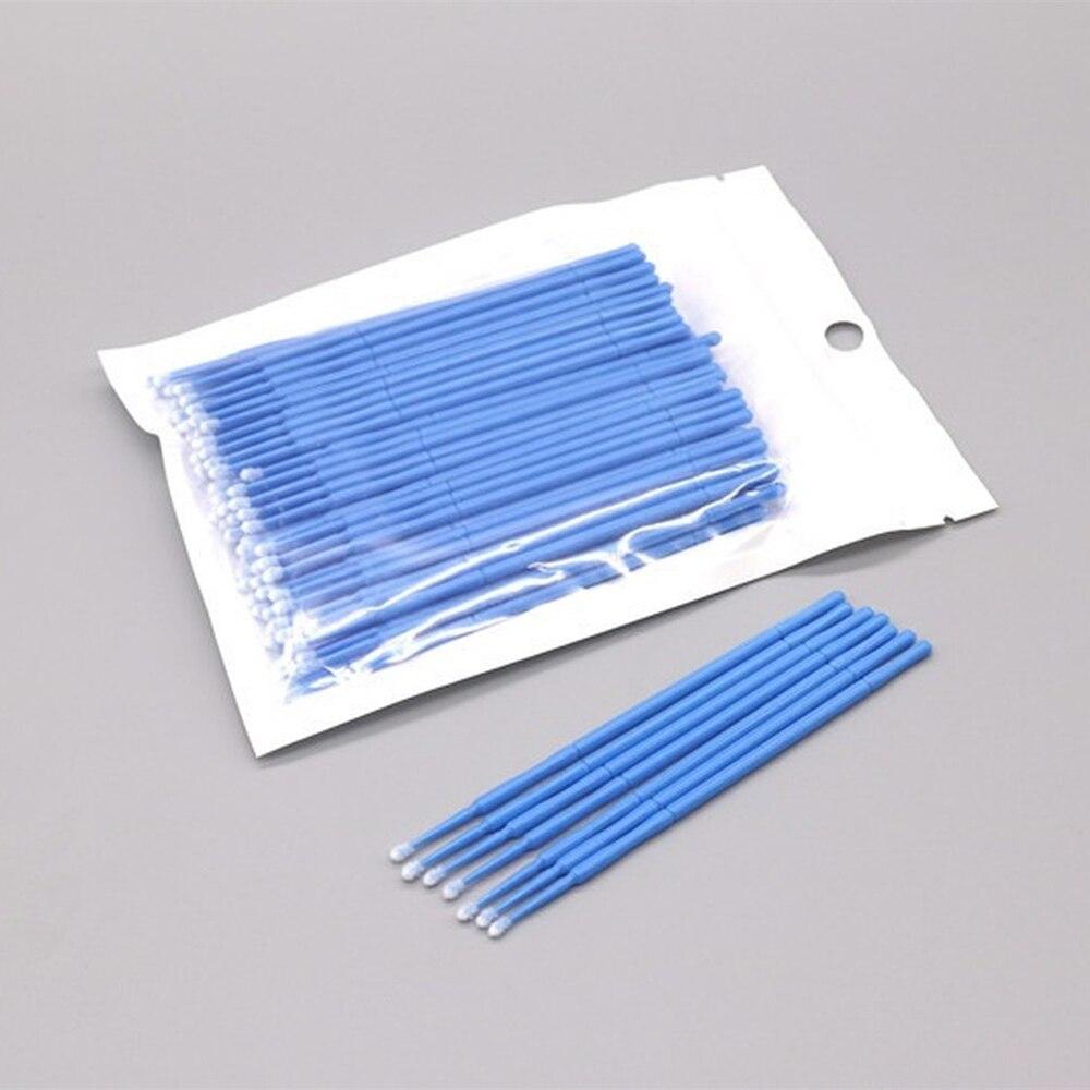 100pcs/lot Micro Brushes Make  - đánh giá và giá Eyelash Extension Glue