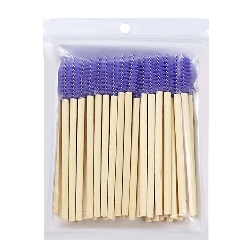 50Pcs Bamboo Handle Eyelash Br - đánh giá và giá Eyelash Extension Options