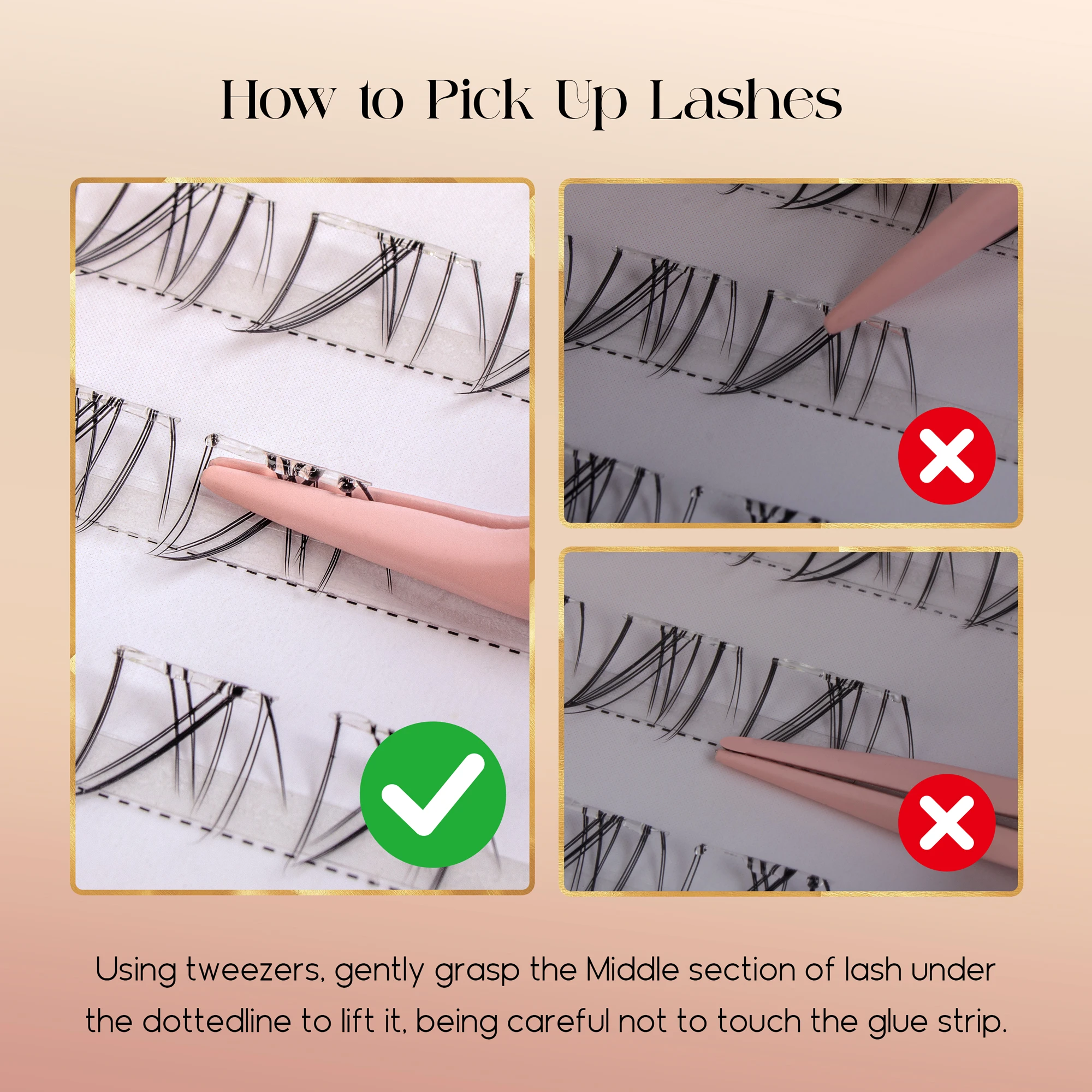 Befer No Glue Needed Lower Las - đánh giá và giá Eyelash Extension Glue