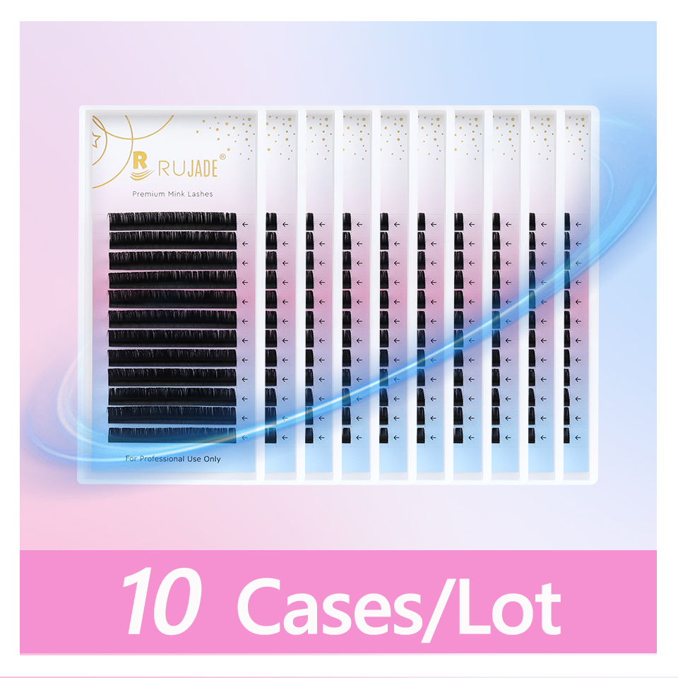10 Trays Soft Matte Black Cash - đánh giá và giá Eyelash Extensions Classic