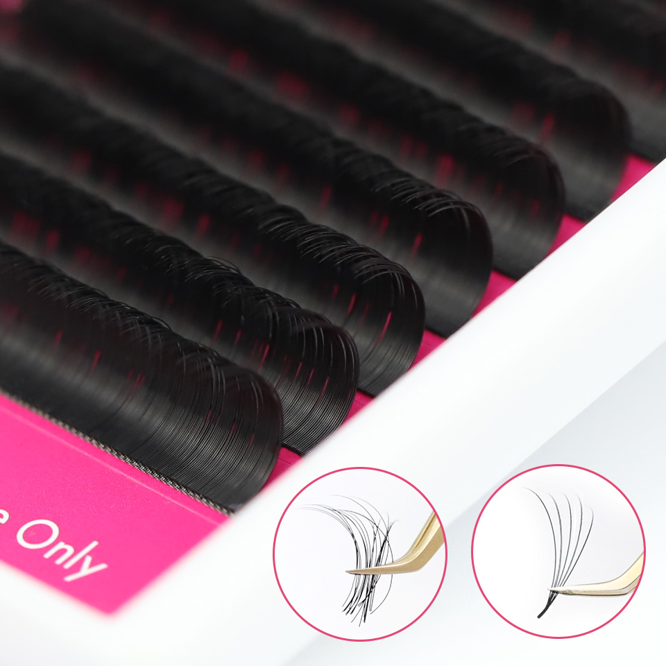 10 Trays Soft Matte Black Cash - đánh giá và giá Eyelash Extensions Classic