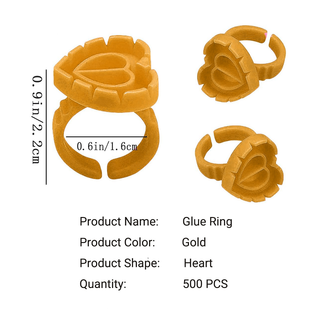 500PCS Glue Rings for Lash Ext - đánh giá và giá Eyelash Extension Glue