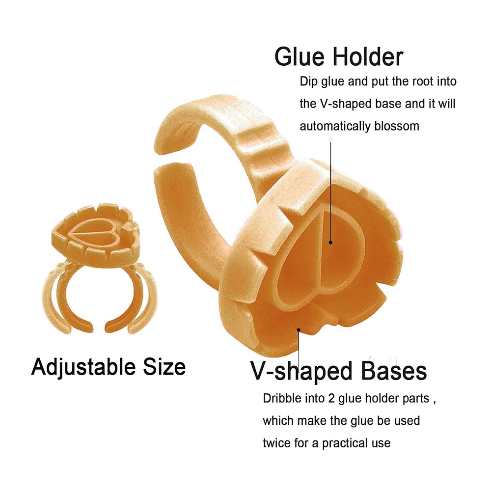 500PCS Glue Rings for Lash Ext - đánh giá và giá Eyelash Extension Glue