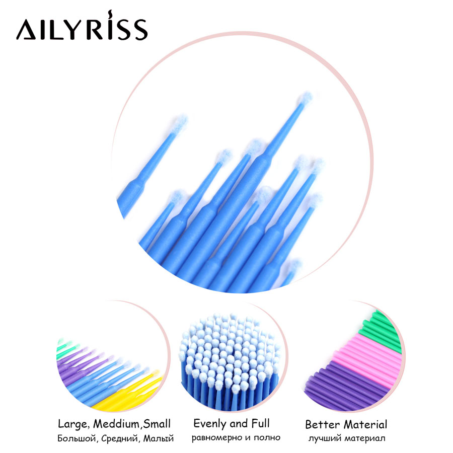500pcs/lot Disposable Applicat - đánh giá và giá Eyelash Extension Cleaning