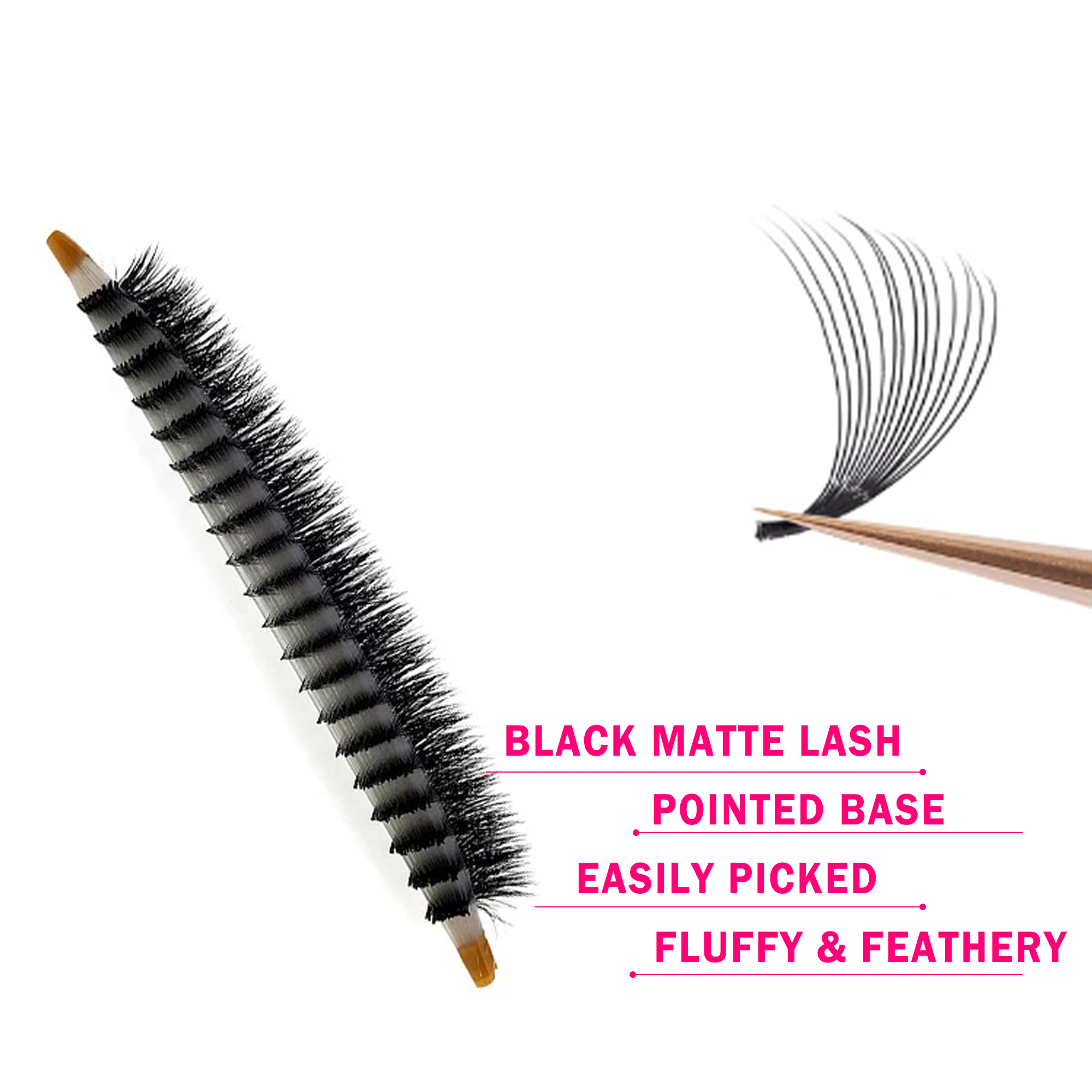 CoMango 600Fans Premade Volume - đánh giá và giá Eyelash Extension Volume Cat Eye