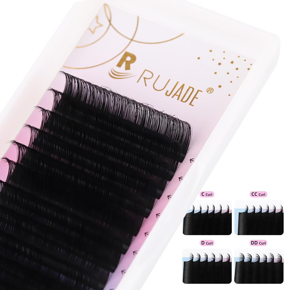 RUJADE Russian Volume Eyelash  - đánh giá và giá Eyelash Extension Korea Natural