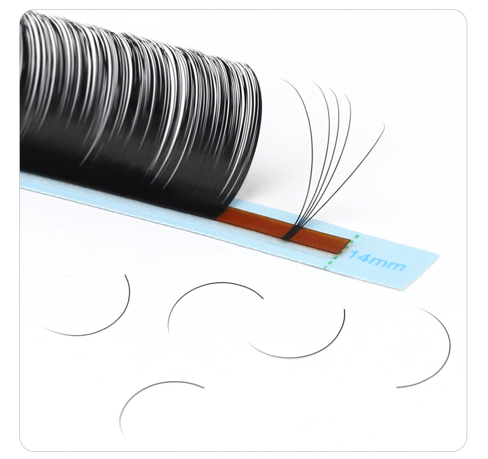 AGUUD Russian Volume J B C CC  - đánh giá và giá Eyelash Extension Korea Natural