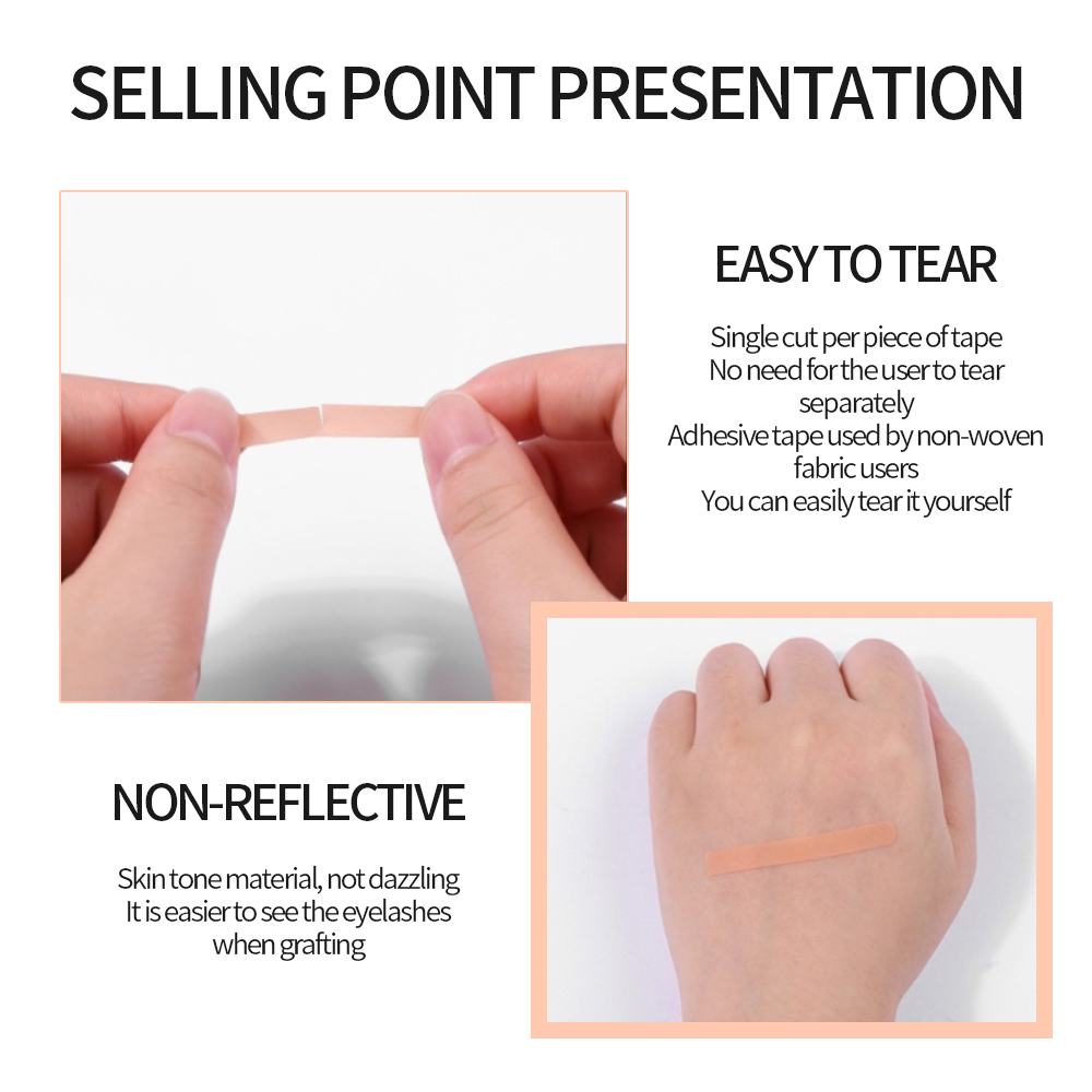 10/20pcs Eyelash Tape Non Wove - đánh giá và giá Eyelash Extension Maps