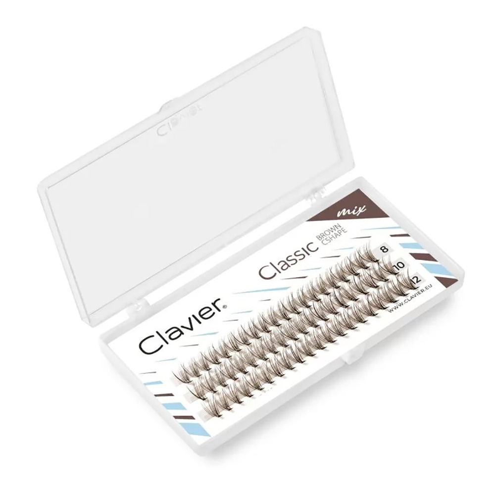 Clavier Classic Brown Eyelashe - đánh giá và giá Eyelash Extensions Classic