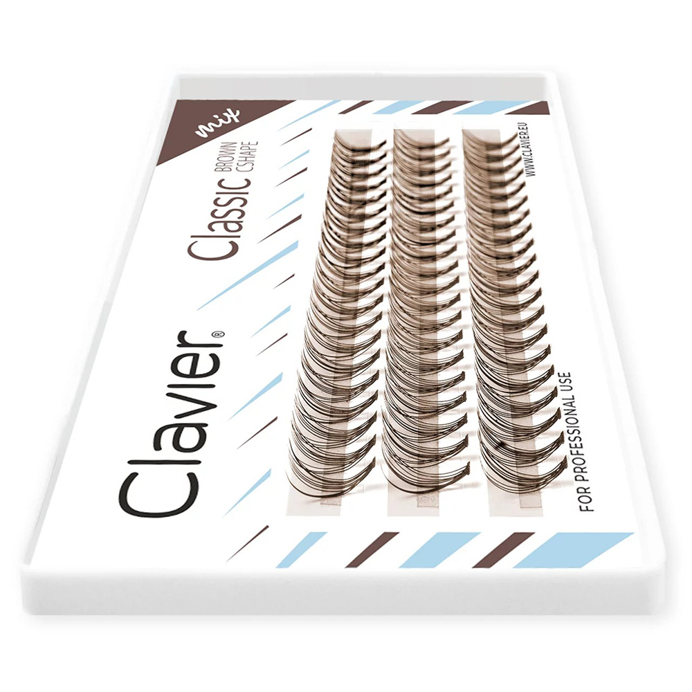 Clavier Classic Brown Eyelashe - đánh giá và giá Eyelash Extensions Classic