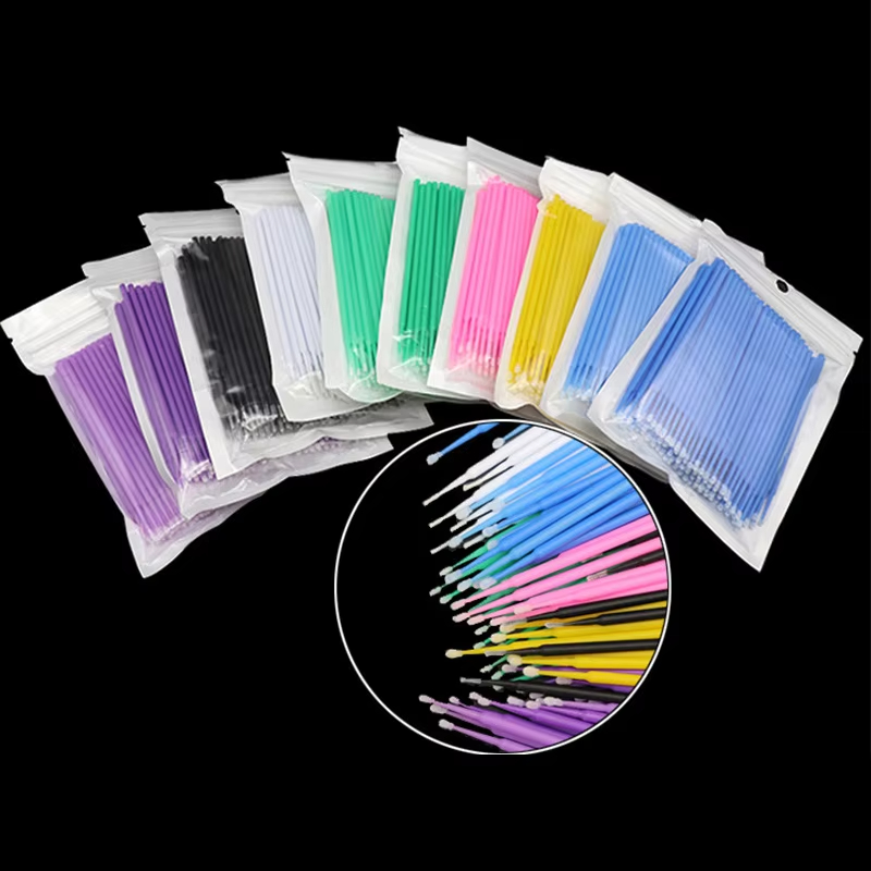 100Pcs Eyelash Cleaning Brush  - đánh giá và giá Eyelash Extension Cleaning