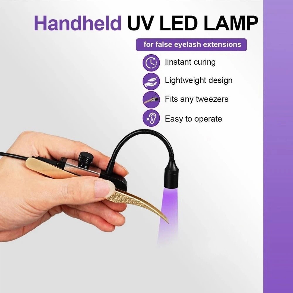 Portable UV Light for Lash Ext - đánh giá và giá Eyelash Extension Uv