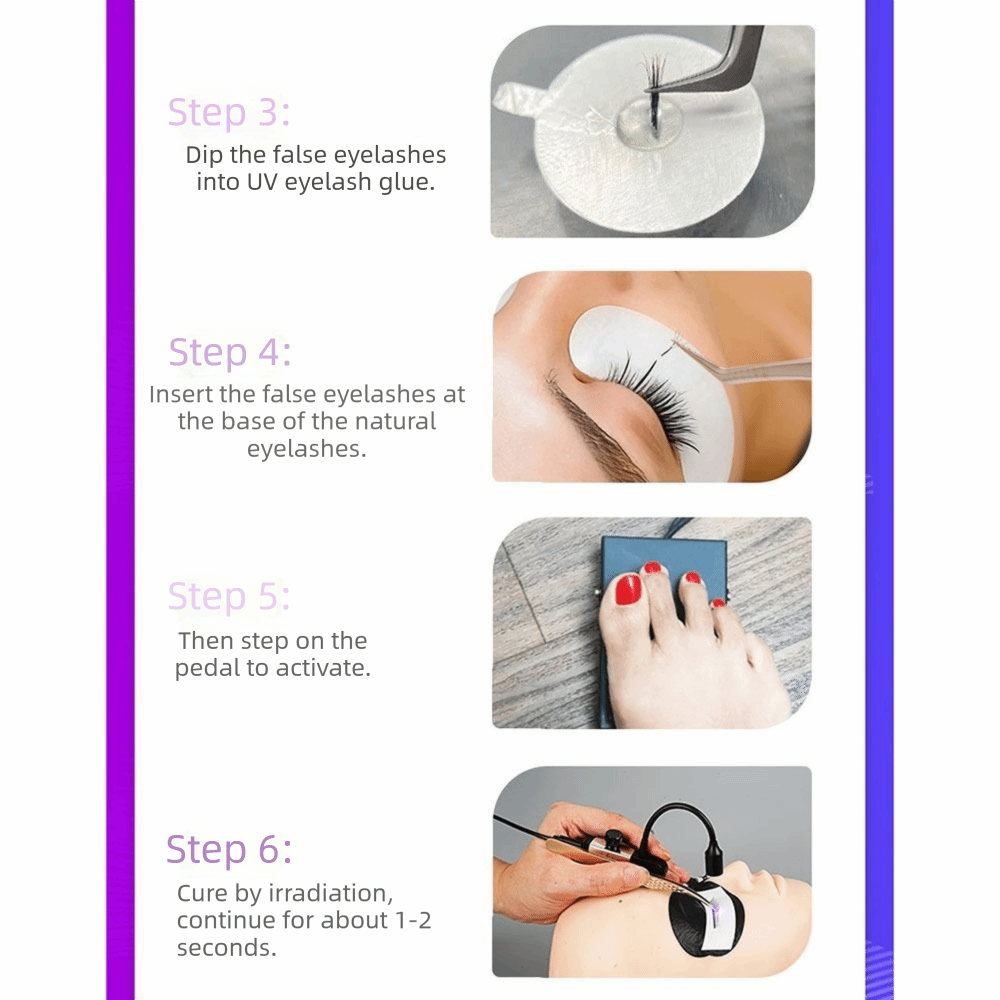 Portable UV Light for Lash Ext - đánh giá và giá Eyelash Extension Uv