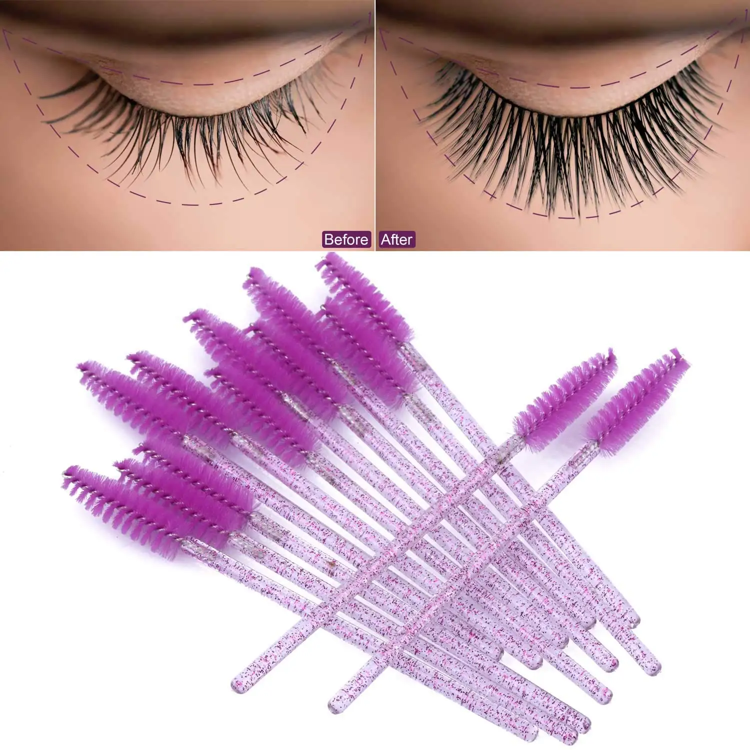 100/1000/2000pcs Disposable Ma - đánh giá và giá Eyelash Extension Options