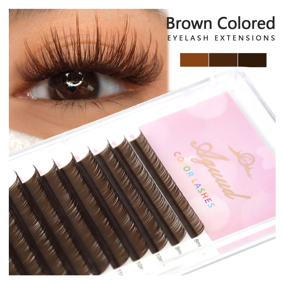 Color Lash Purple Blue Brown G - đánh giá và giá Eyelash Extension Uv