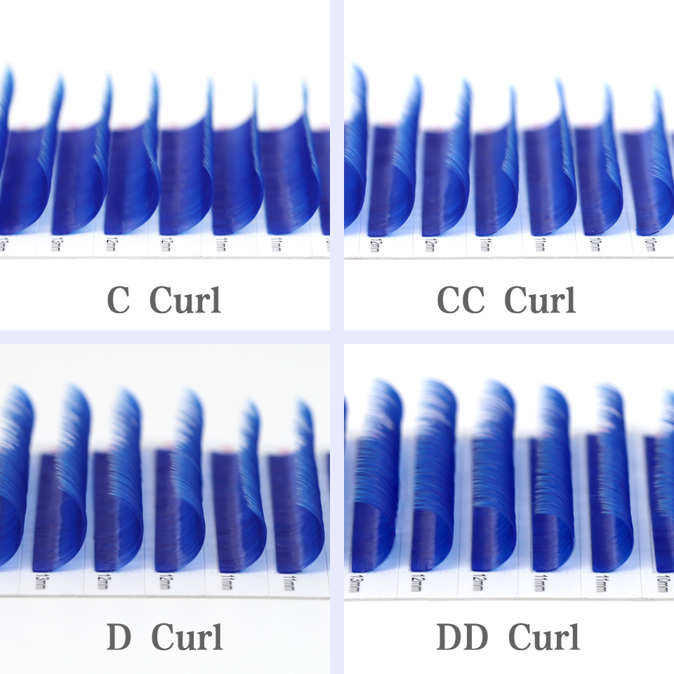 Color Lash Purple Blue Brown G - đánh giá và giá Eyelash Extension Uv