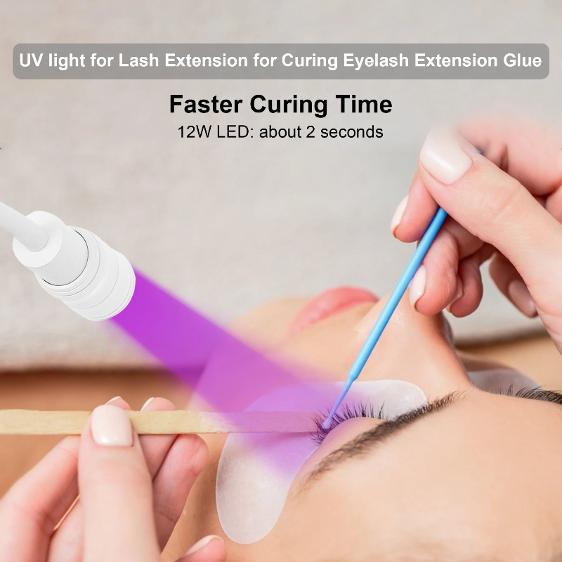 UV Eyelash Lamp Grafting Exten - đánh giá và giá Eyelash Extension Glue