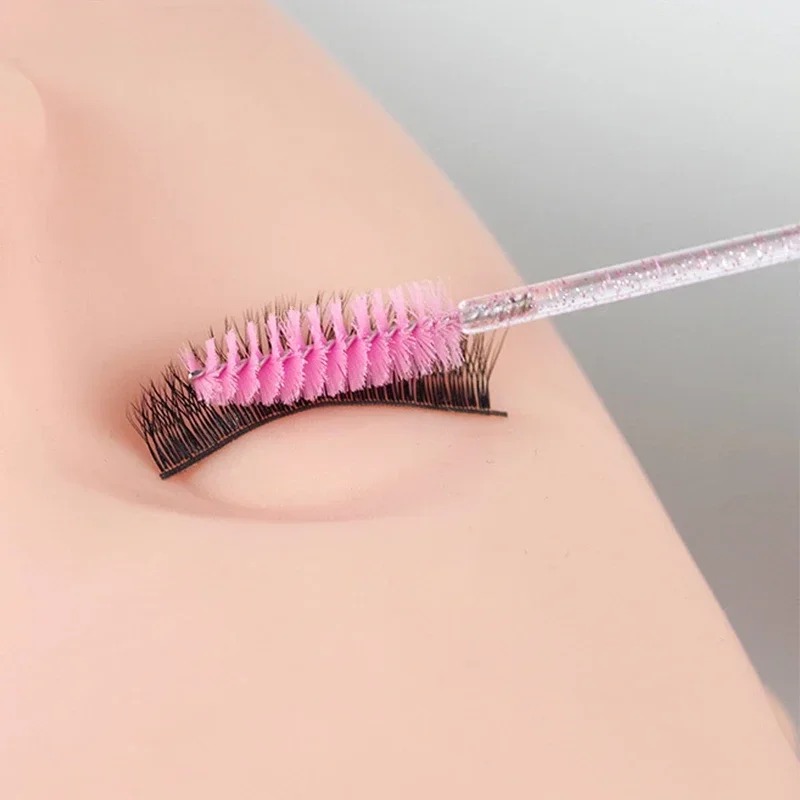 100pcs Disposable Eyelash Brus - đánh giá và giá Eyelash Extension Options