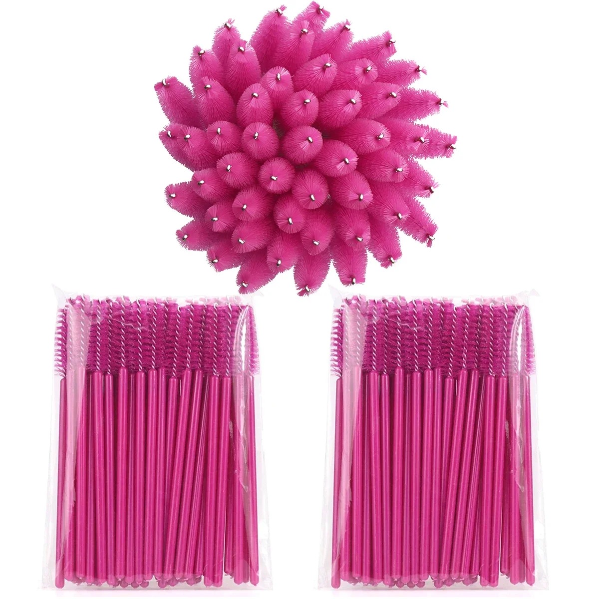 100pcs Disposable Eyelash Brus - đánh giá và giá Eyelash Extension Options
