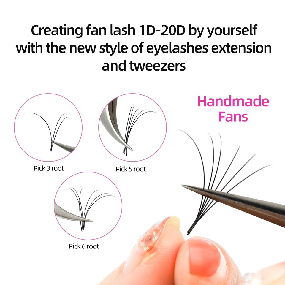 RUJADE 10 Khay/Nhiều Bán Buôn  - đánh giá và giá Eyelash Extension Korea Natural