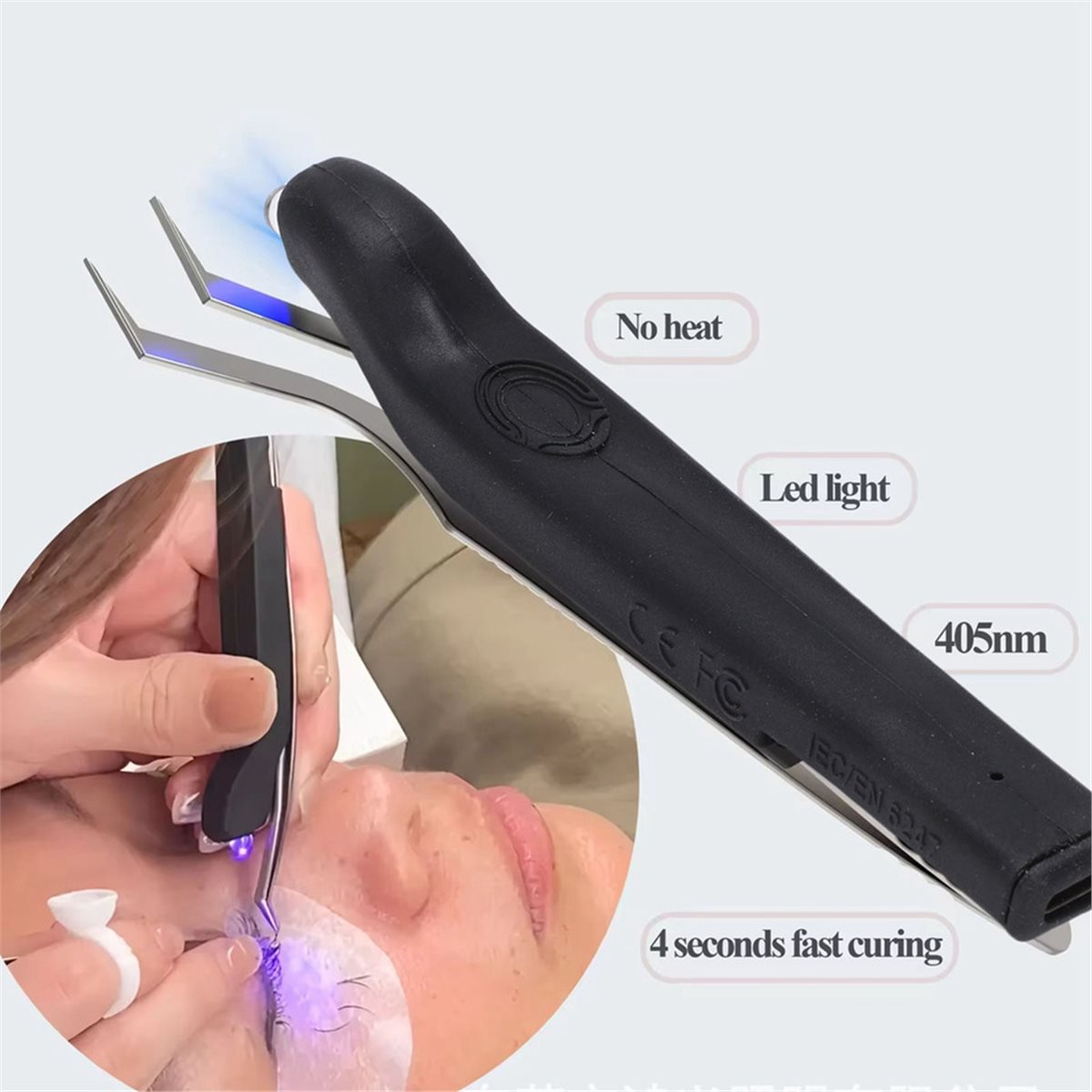 useful UV Rechargeable Tweezer - đánh giá và giá Eyelash Extension Uv