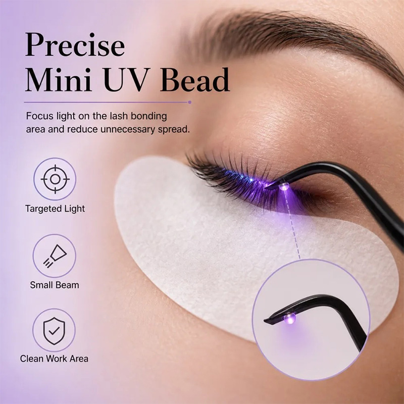 Mini UV Lash Lamp Tweezers 2‑S - đánh giá và giá Eyelash Extension Uv