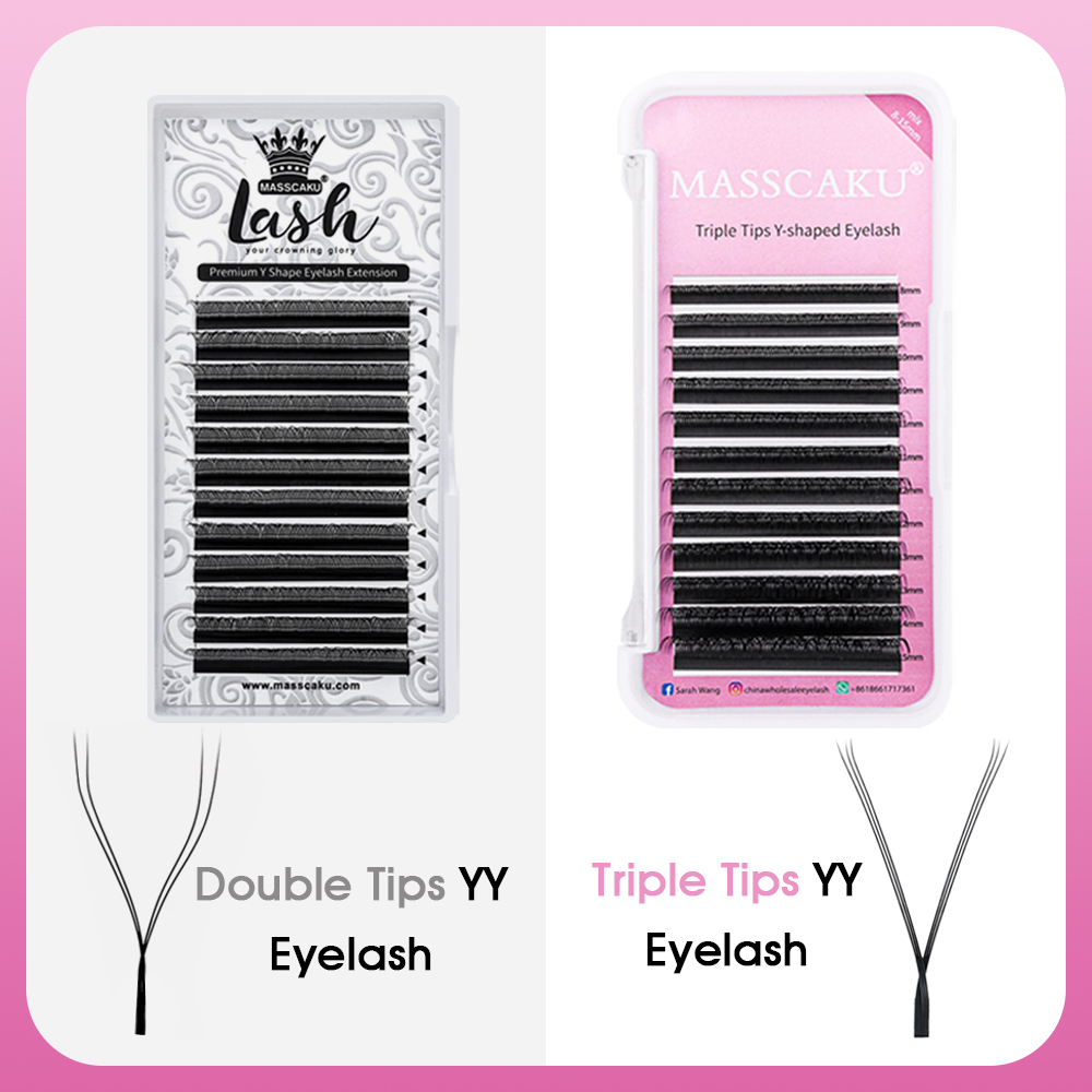 MASSCAKU 0.05mm 0.07mm C CC D  - đánh giá và giá Eyelash Extension Korea Natural