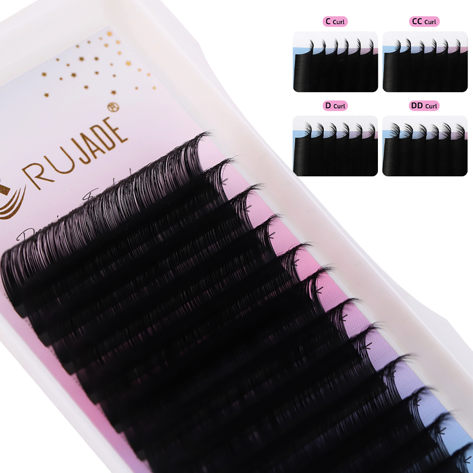 Lashrujade Individual Eyelashe - đánh giá và giá Eyelash Extension Korea Natural