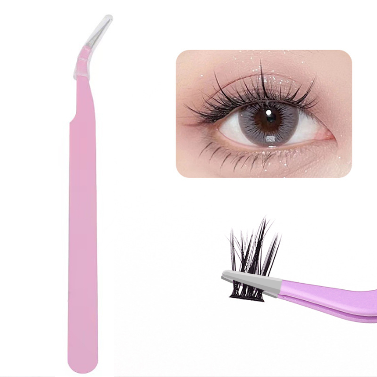 Precision False Eyelash Tweeze - đánh giá và giá Eyelash Extension Process