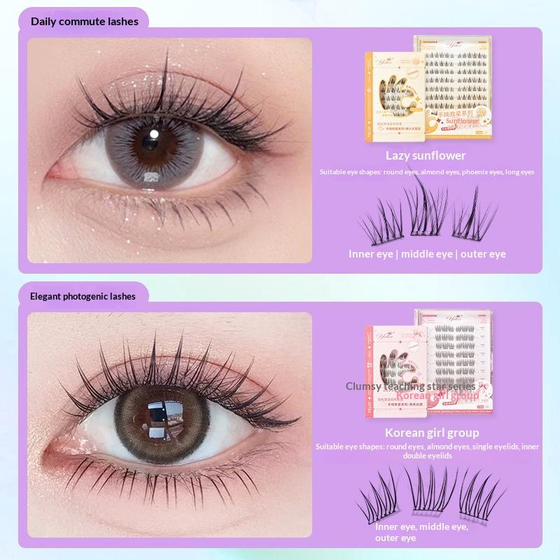7 Rows Self-Adhesive Eyelashes - đánh giá và giá Eyelash Extension Glue