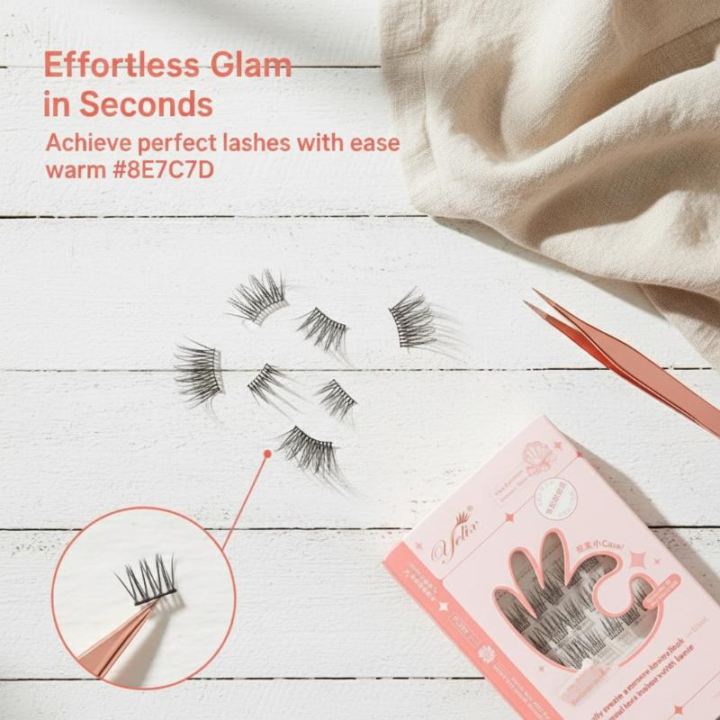7 Rows Self-Adhesive Eyelashes - đánh giá và giá Eyelash Extension Glue
