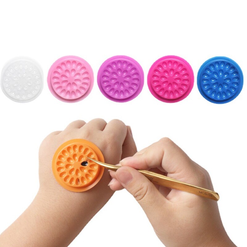 100pcs Eyelash Glue Holder Eye - đánh giá và giá Eyelash Extension Maps