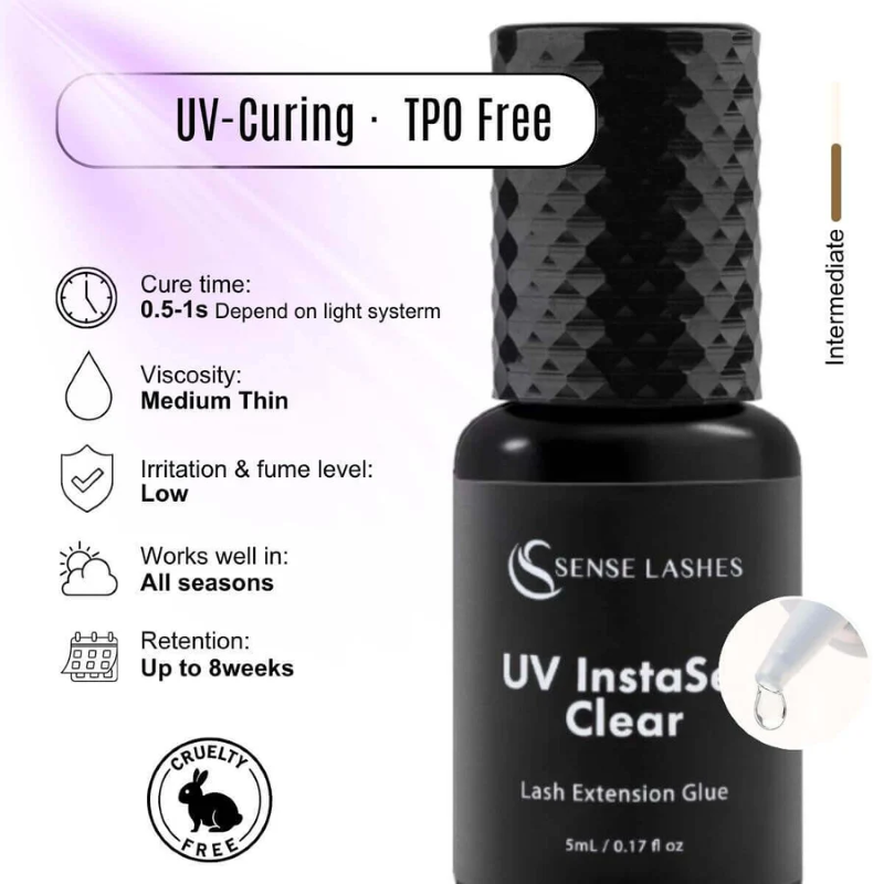 5ml UV Lash Glue for Eyelash E - đánh giá và giá Eyelash Extension Uv
