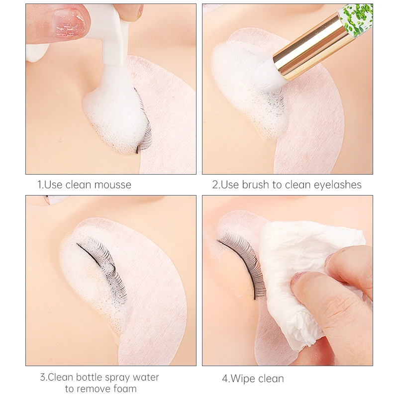 Lashes Shampoo Brush Eyelash E - đánh giá và giá Eyelash Extension Cleaning