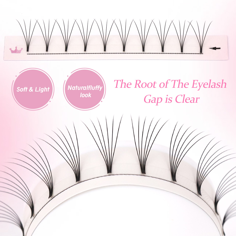 Rujade Premade Volume Fans Sho - đánh giá và giá Eyelash Extension Korea Natural
