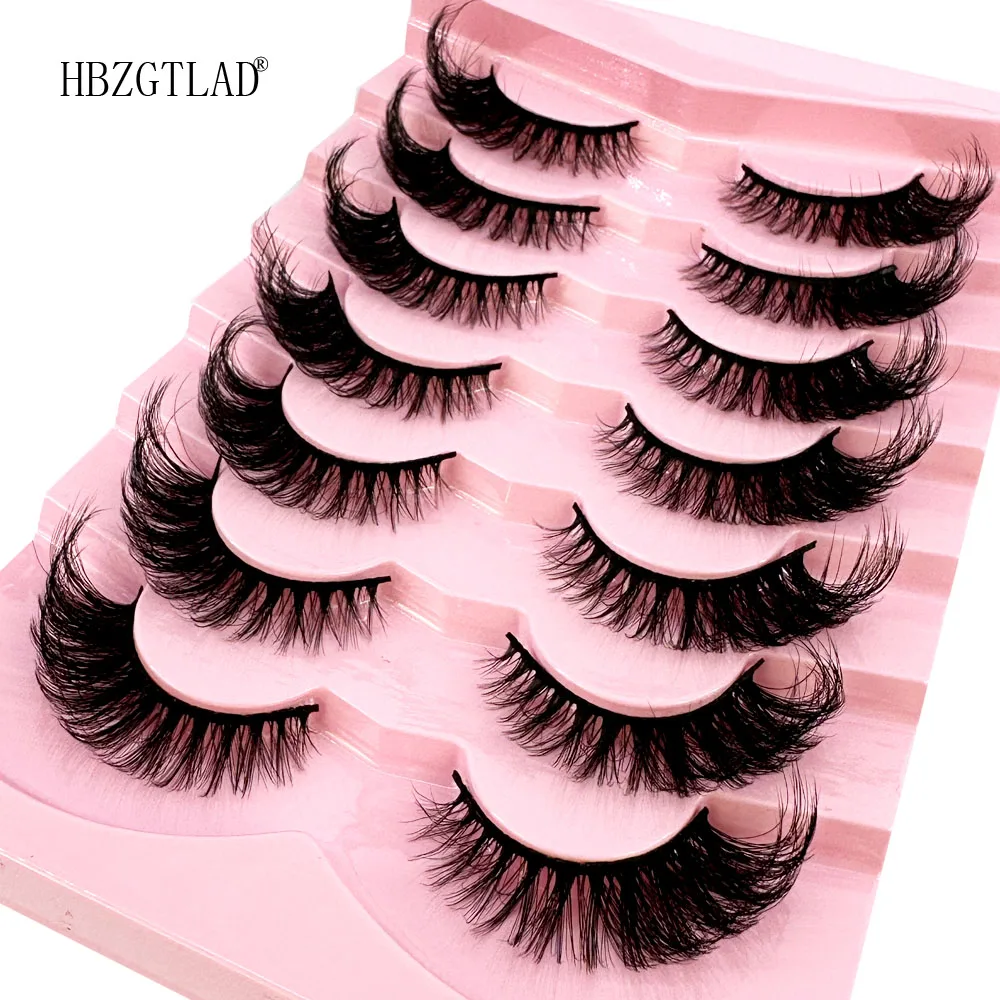 7pairs Thick Cat Eye Lashes Fl - đánh giá và giá Eyelash Extension Volume Cat Eye