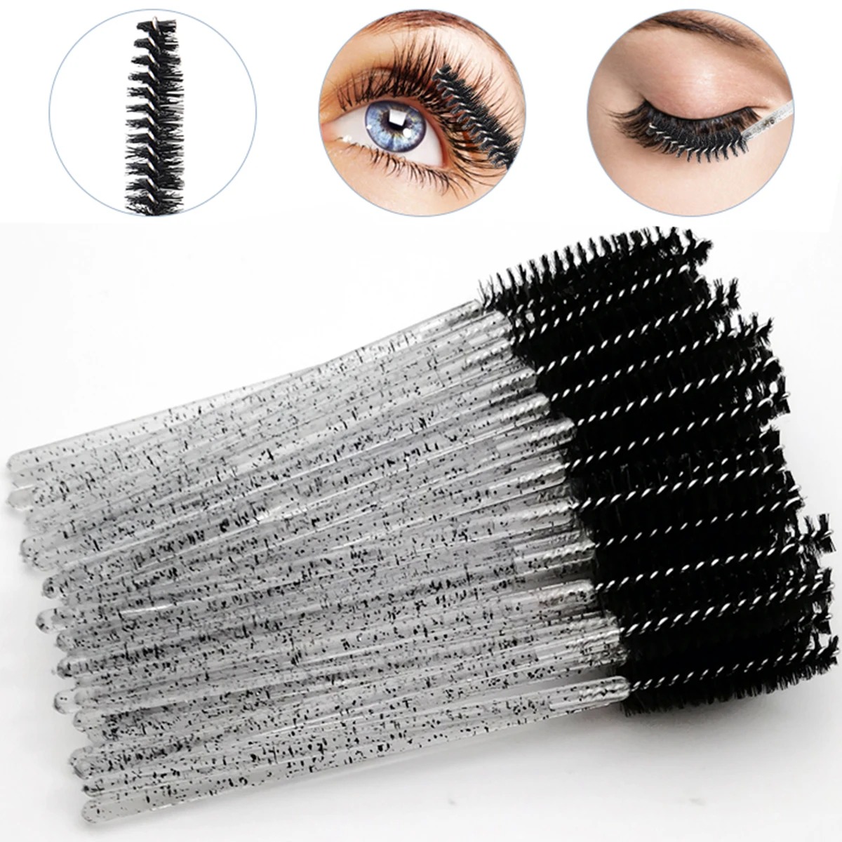 Wholesale 100PCS Mascara Spool - đánh giá và giá Eyelash Extension Options
