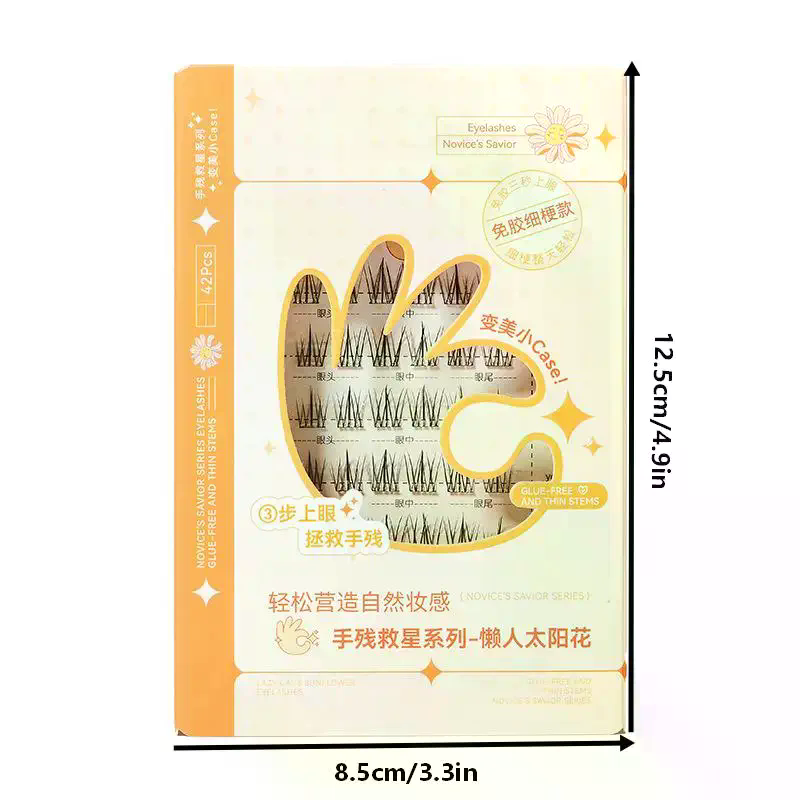 7 Rows Self-Adhesive Eyelashes - đánh giá và giá Eyelash Extension Glue